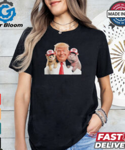 Official Donald Trump Furry & Chonky Dream Team Moo Deng 24 Funny Design T Shirt