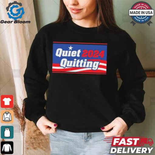 Official Fake News Network Quiet Quitting 2024 t shirt