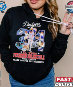 Official Fernando Valenzuela Los Angeles Dodgers 1960 2024 Thank You T Shirt