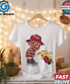 Official Freddy Krueger San Francisco 49ers Piss On Arizona Cardinals Halloween 2024 NFL Shirt