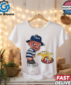 Official Freddy Krueger Seattle Seahawks Piss On San Francisco 49ers Halloween NFL 2024 Shirt