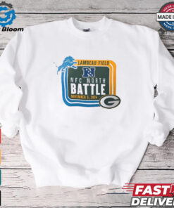 Official Green Bay Packers vs Detroit Lions 2024 NFC North Battle Lambeau Field Nov 3 Matchup shirt