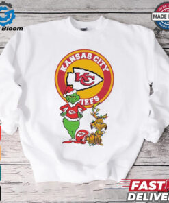 Official Grinch And Max Kansas City Chiefs Merry Christmas 2024 Shirt