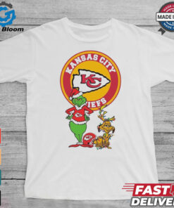 Official Grinch And Max Kansas City Chiefs Merry Christmas 2024 Shirt