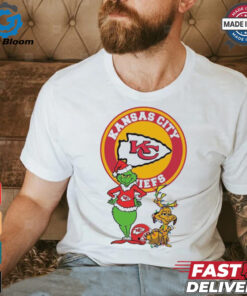 Official Grinch And Max Kansas City Chiefs Merry Christmas 2024 Shirt