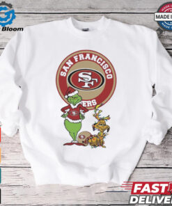 Official Grinch And Max San Francisco 49ers Merry Christmas 2024 Shirt