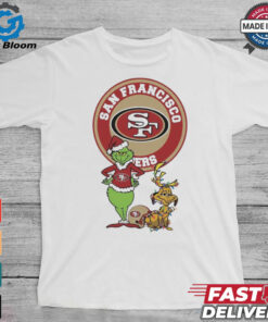 Official Grinch And Max San Francisco 49ers Merry Christmas 2024 Shirt