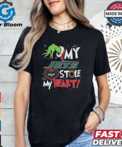 Official Grinch Hand My New York Jets Stole My Heart Football 2024 Shirt