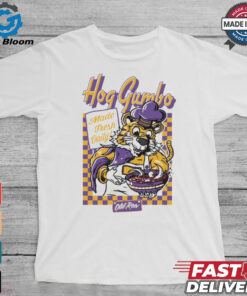 Official Hog Gumbo Made Fresh Daily LSU Tigers Vs Arkansas Razorbacks Graphic t shirt