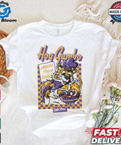 Official Hog Gumbo Made Fresh Daily LSU Tigers Vs Arkansas Razorbacks Graphic t shirt