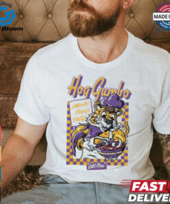 Official Hog Gumbo Made Fresh Daily LSU Tigers Vs Arkansas Razorbacks Graphic t shirt