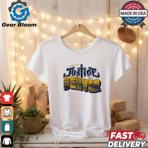 Official I Survived Justice World Tour Live In Denver T Shirt