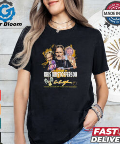 Official In Memory Of Kris Kristofferson Signature Thank You For The Music And Memories Unisex T Shirt