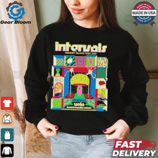 Official Intervals Memory Palace Tour 2025 Shirt