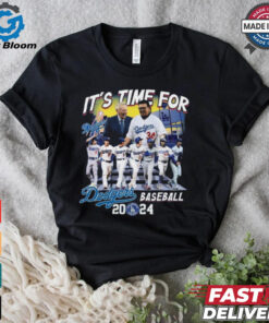 Official It’s Time For Dodgers Baseball Vin Scully Fernando Valenzuela 2024 Shirt