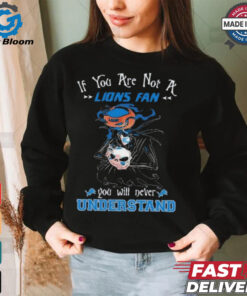 Official Jack Skellington If You Are Not A Detroit Lions Fan You Will Never Understand Shirt