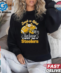 Official Just A Girl In Love With Her Steelers Heart Shirt