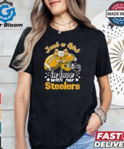 Official Just A Girl In Love With Her Steelers Heart Shirt