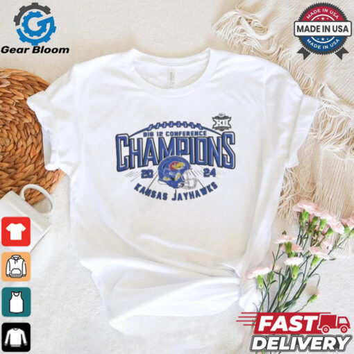 Official Kansas Jayhawks 2024 Big 12 Conference Football Champions Shirt