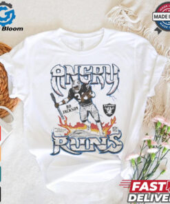 Official Las Vegas Raiders Angry Runs Bo Jackson NFL t shirt