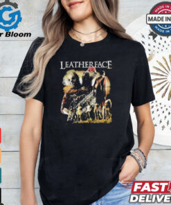 Official Leatherface Horror characters Halloween shirt