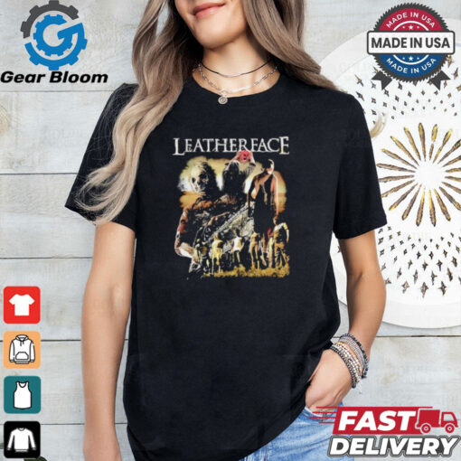 Official Leatherface Horror characters Halloween shirt