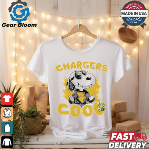 Official Los Angeles Chargers NFL Team Snoopy Joe Cool T Shirt