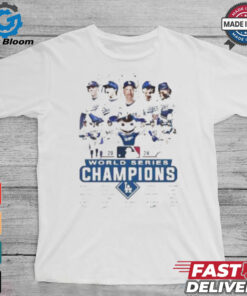 Official Los Angeles Dodgers 2024 MLB Champions Celebrate The Win In Style Signatures T Shirt