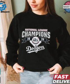 Official Los Angeles Dodgers 2024 National League Champions Franklin T Shirt