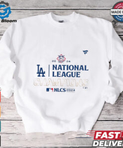 Official Los Angeles Dodgers 2024 National League Champions Locker Room T Shirt