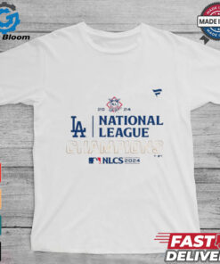 Official Los Angeles Dodgers 2024 National League Champions Locker Room T Shirt