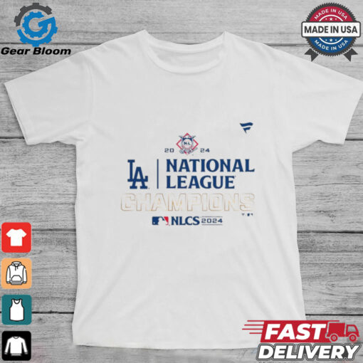 Official Los Angeles Dodgers 2024 National League Champions Locker Room T Shirt