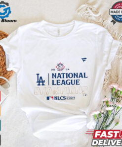 Official Los Angeles Dodgers 2024 National League Champions Locker Room T Shirt