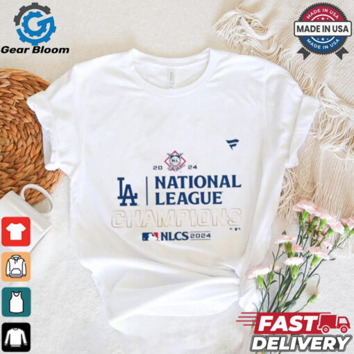 Official Los Angeles Dodgers 2024 National League Champions Locker Room T Shirt