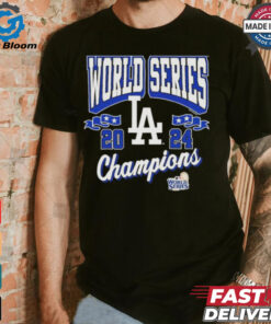 Official Los Angeles Dodgers 2024 World Series Champions Arch Logo Shirt