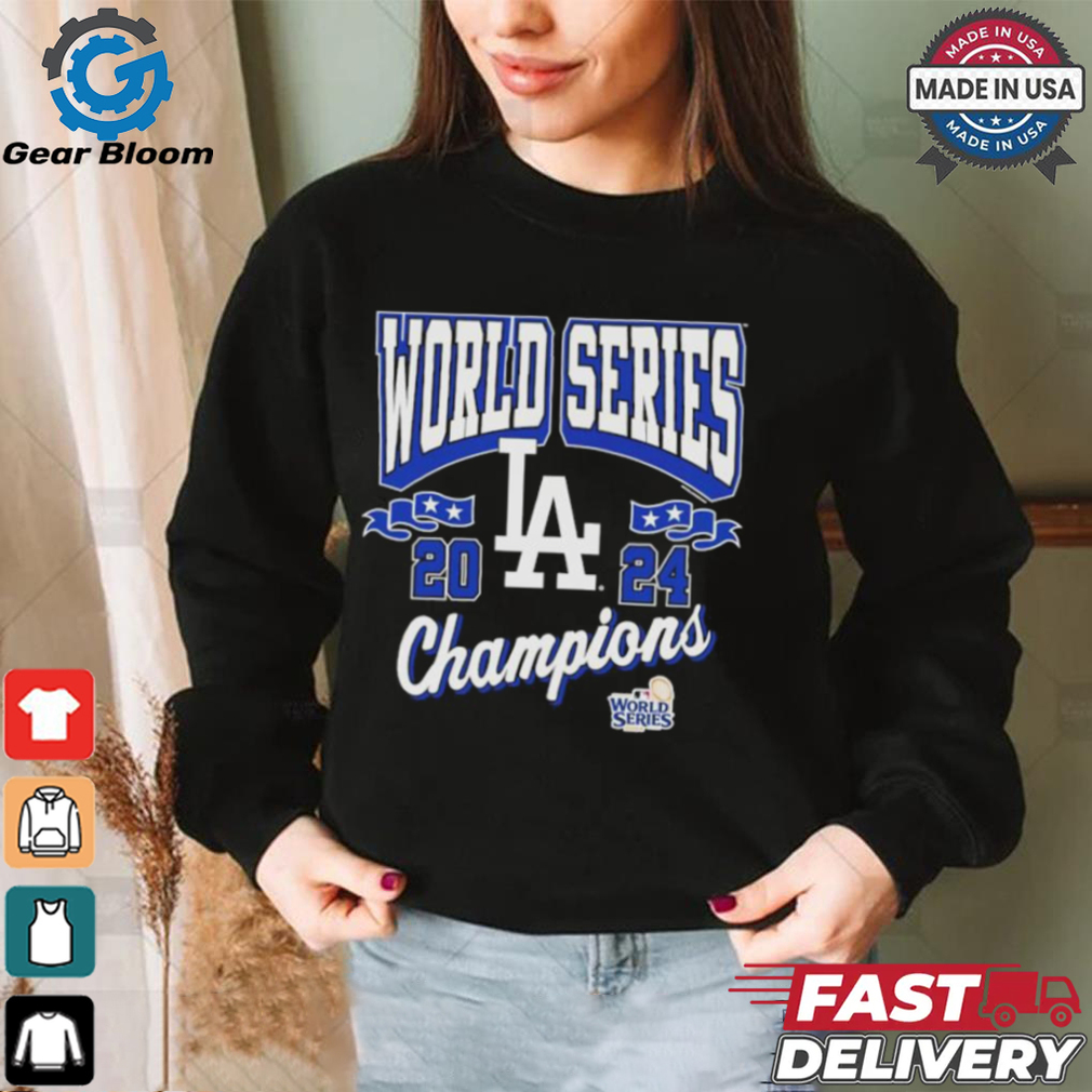 Official Los Angeles Dodgers 2024 World Series Champions Arch Logo Shirt Official Los Angeles Dodgers 2024 World Series Champions Arch Logo Shirt