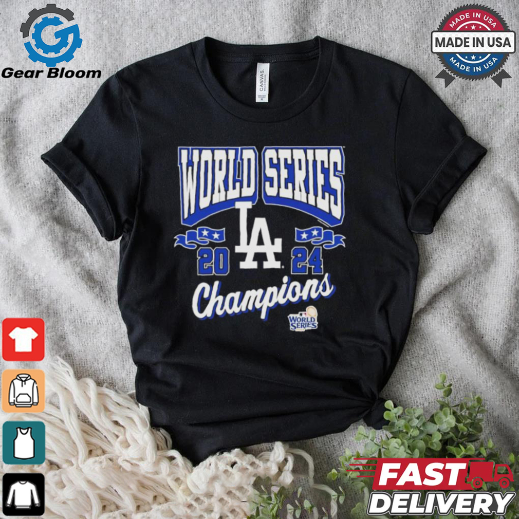 Official Los Angeles Dodgers 2024 World Series Champions Arch Logo Shirt Official Los Angeles Dodgers 2024 World Series Champions Arch Logo Shirt
