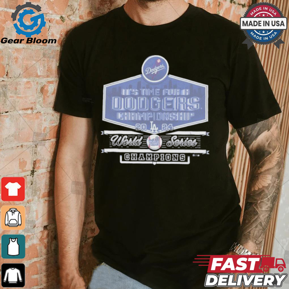 Official Los Angeles Dodgers ’47 2024 World Series Champions It’s Time Skyline T Shirt Official Los Angeles Dodgers ’47 2024 World Series Champions It’s Time Skyline T Shirt