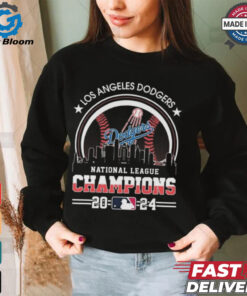 Official Los Angeles Dodgers National League Champions 2024 MLB Skyline Shirt