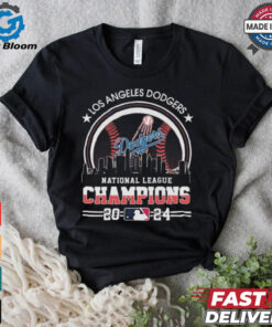 Official Los Angeles Dodgers National League Champions 2024 MLB Skyline Shirt