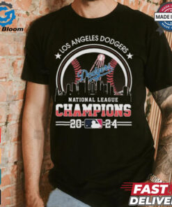 Official Los Angeles Dodgers National League Champions 2024 MLB Skyline Shirt