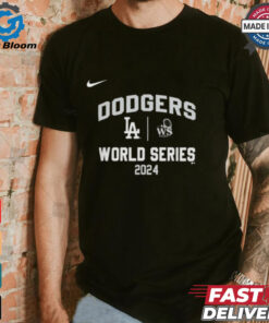 Official Los Angeles Dodgers Nike 2024 World Series Arched Lockup Shirt