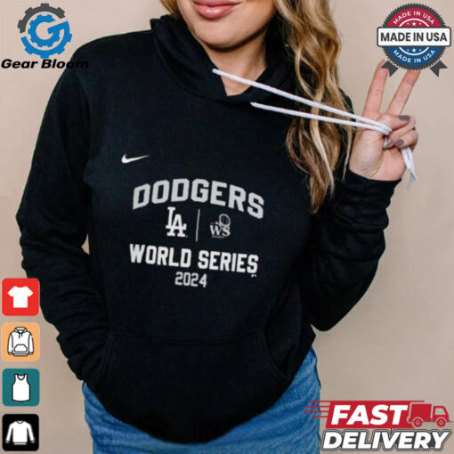 Official Los Angeles Dodgers Nike 2024 World Series Arched Lockup Shirt