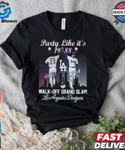 Official Los Angeles Dodgers Walk Off Grand Slam Party Like It’s 1988 Signatures Shirt