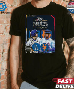 Official Los Angeles Dodgers vs. New York Mets 2024 NLCS Program Shirt