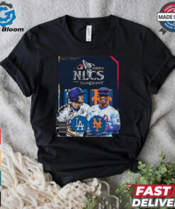 Official Los Angeles Dodgers vs. New York Mets 2024 NLCS Program Shirt