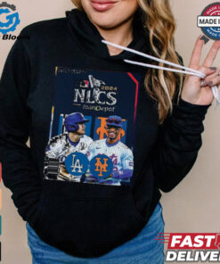 Official Los Angeles Dodgers vs. New York Mets 2024 NLCS Program Shirt