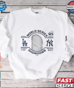 Official Los Angeles Dodgers vs. New York Yankees 2024 World Series Matchup Changeup Matchup T Shirt