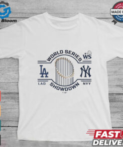 Official Los Angeles Dodgers vs. New York Yankees 2024 World Series Matchup Changeup Matchup T Shirt