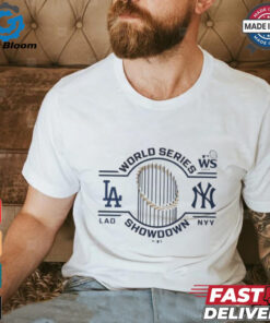 Official Los Angeles Dodgers vs. New York Yankees 2024 World Series Matchup Changeup Matchup T Shirt